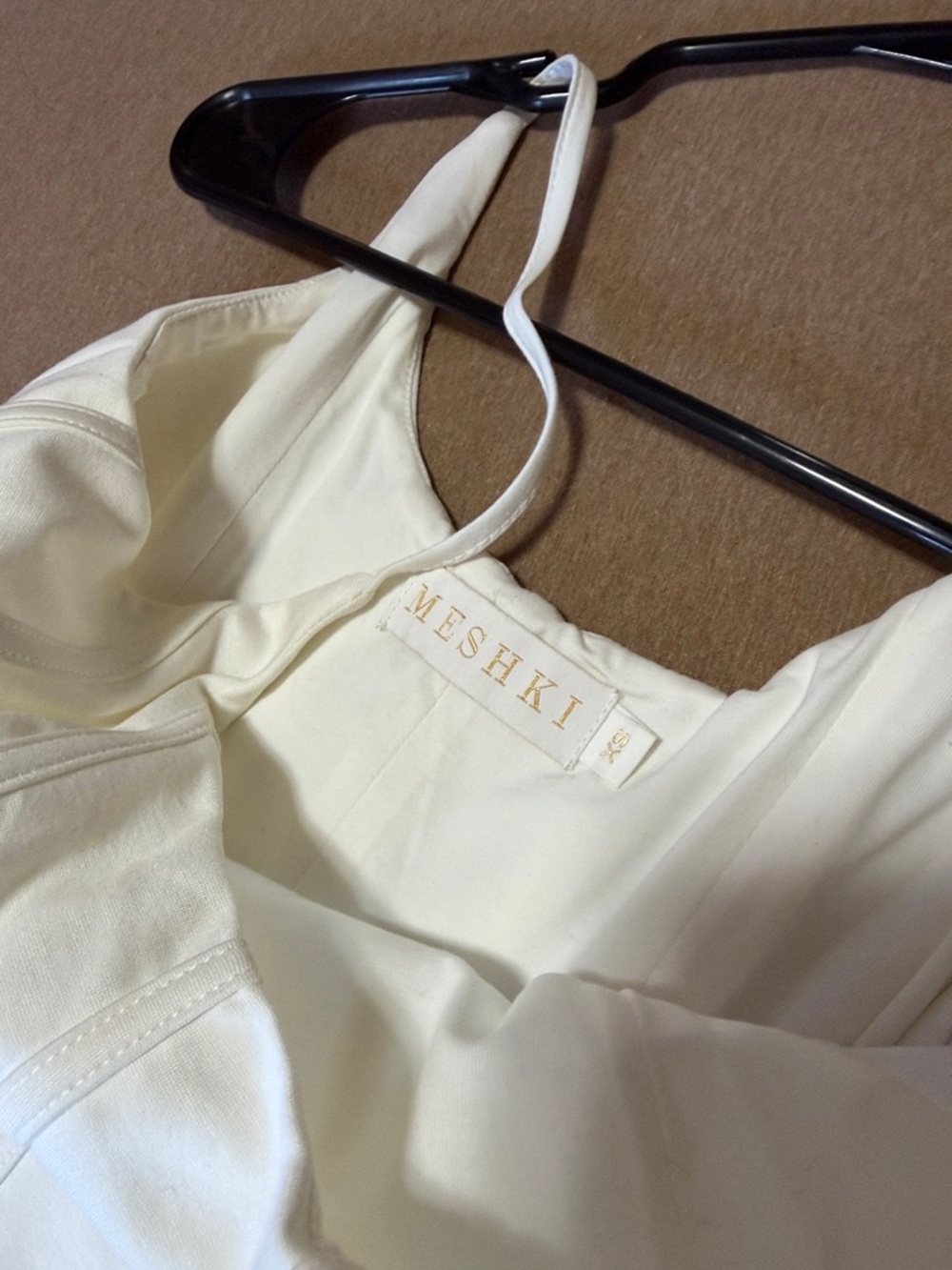Meshki White Bodycon Mini Dress - Picture 2 of 2